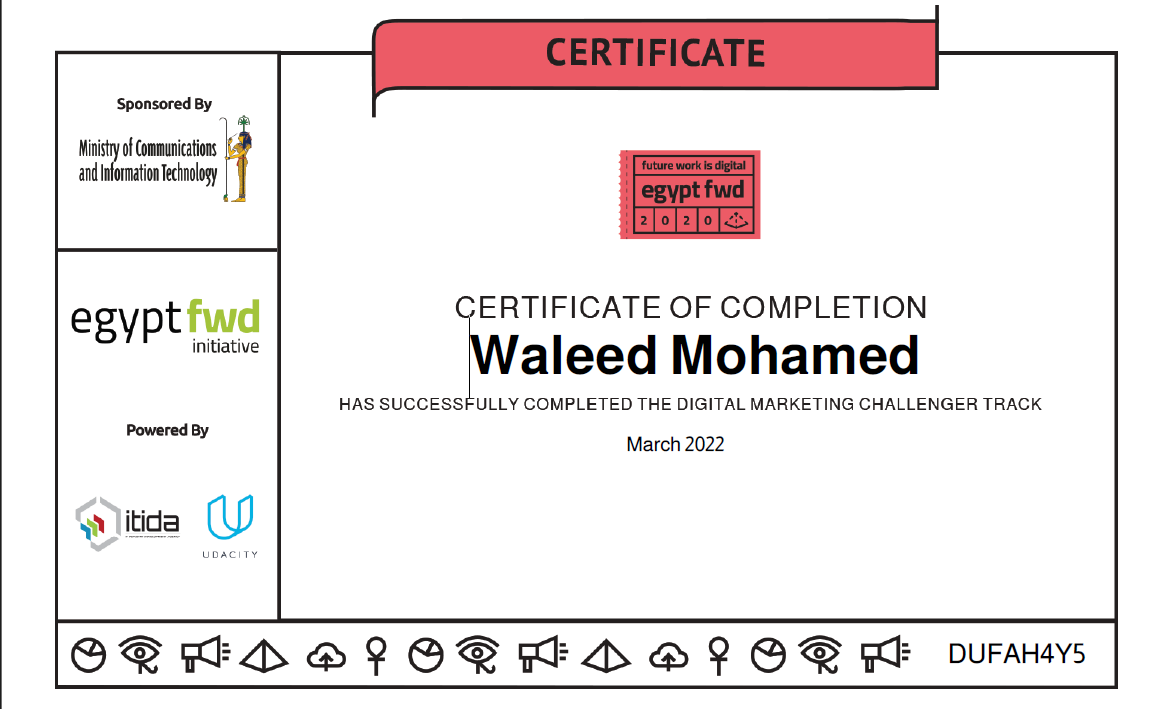 Enlarged certificate view